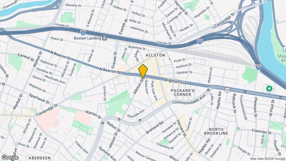 10 Allston St Mapa y Detalles de la Ubicación