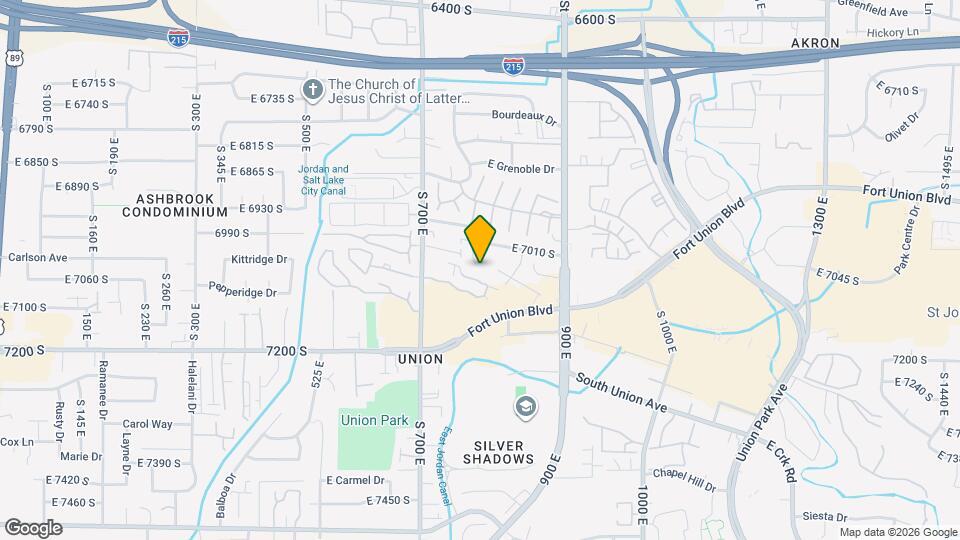 7033 S 770 E Map and Location Details