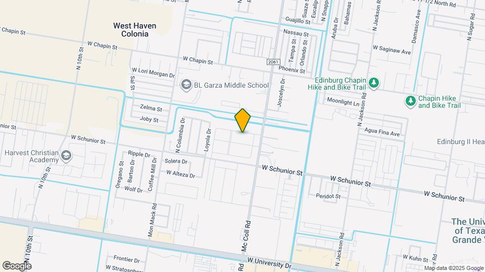 2922 W Driftwood St Map and Location Details