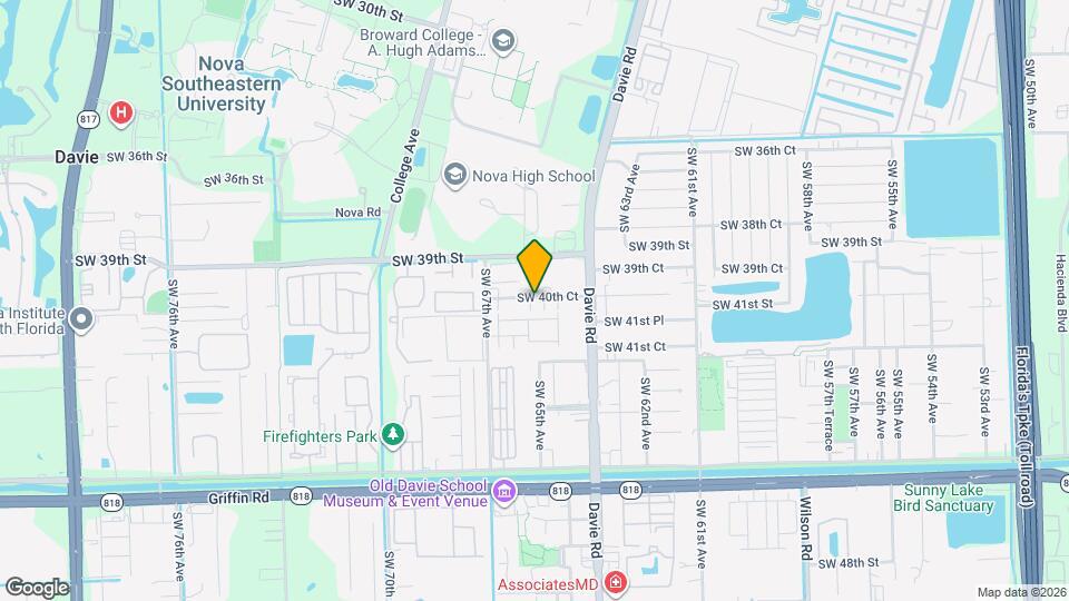 6548 SW 41st St Map and Location Details