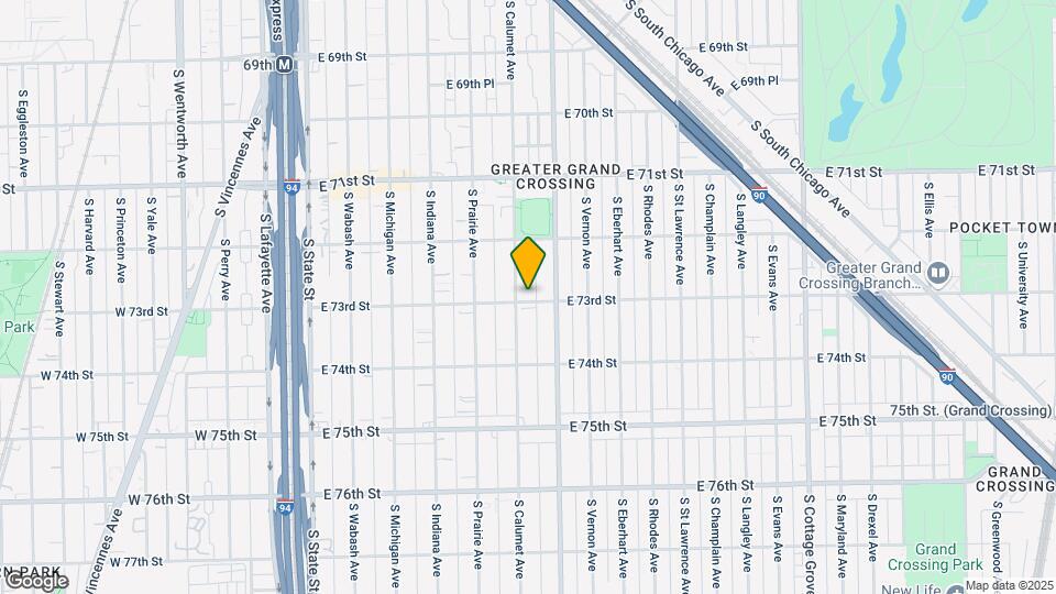 7255-7257 S Calumet Ave Mapa y Detalles de la Ubicación