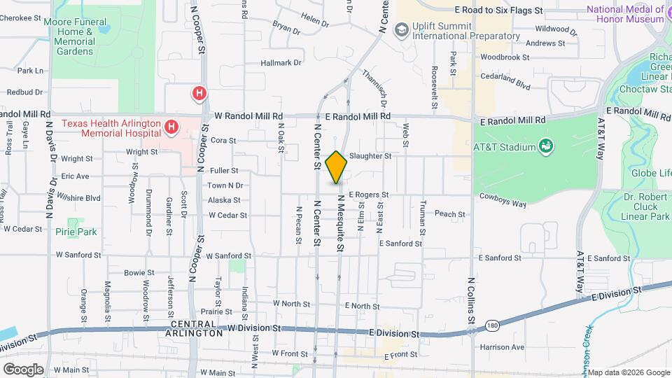 111 E Rogers St Map and Location Details