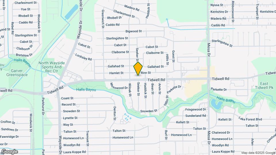 8321 E Tidwell Rd-Unit -B Map and Location Details