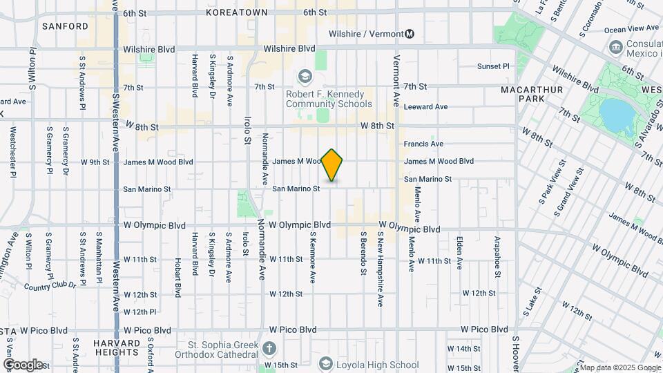 931 S Catalina St Map and Location Details