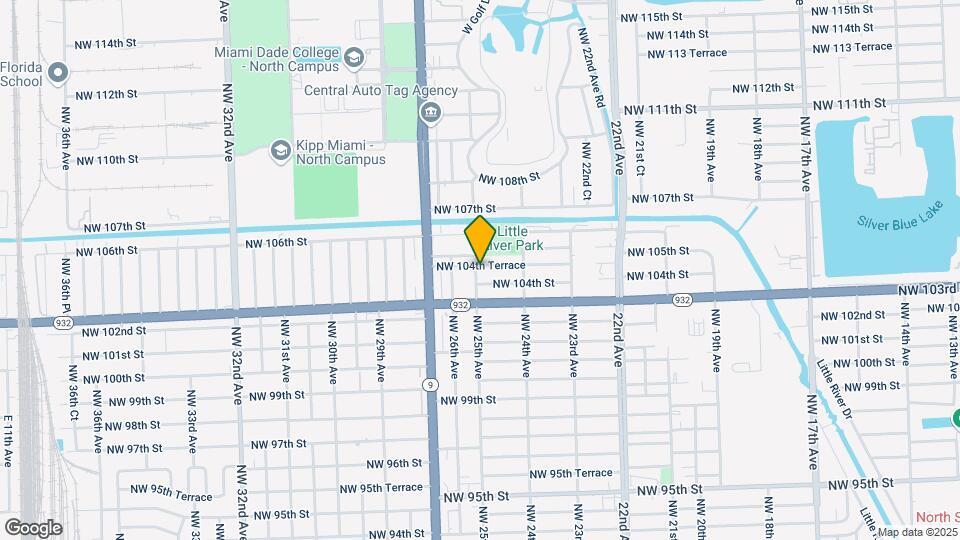 2490 NW 104th Terrace Map and Location Details