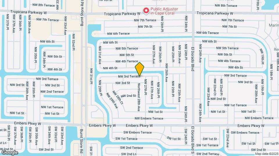 2732 NW 3rd Terrace Map and Location Details