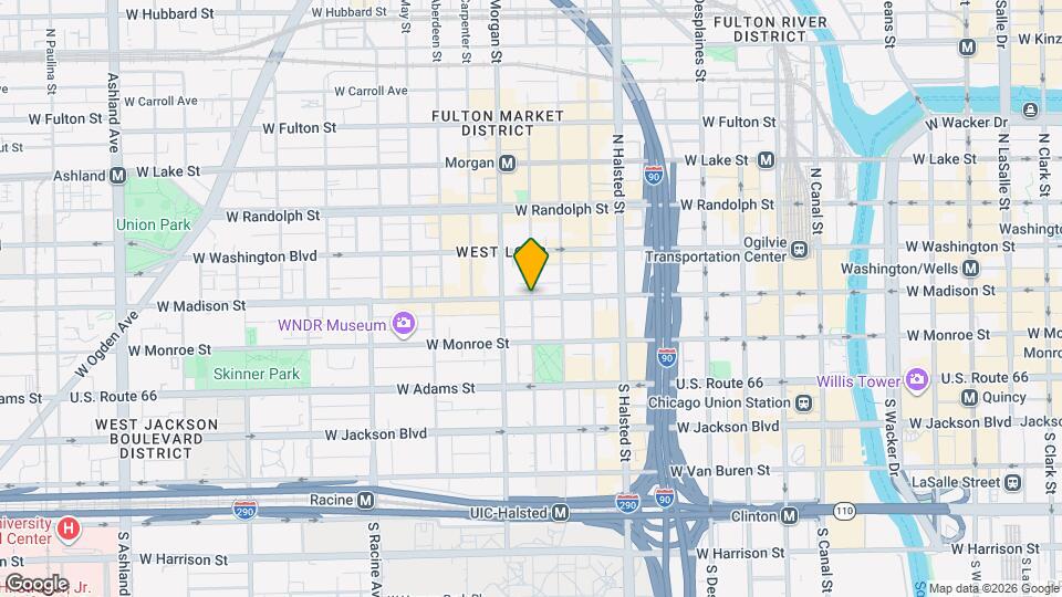 902 W Washington Blvd Map and Location Details