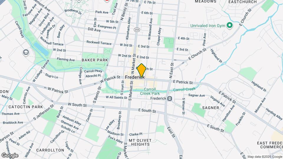 41 E Patrick St Mapa y Detalles de la Ubicación