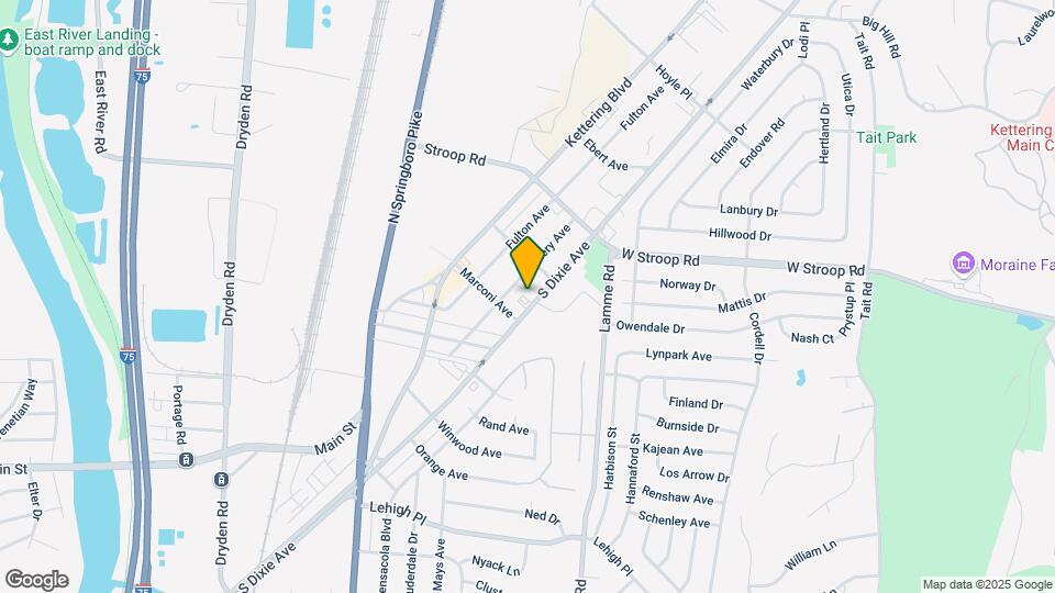 4133 S Dixie Dr-Unit -1 Map and Location Details