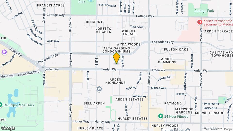 2383 Arden Wy Map and Location Details