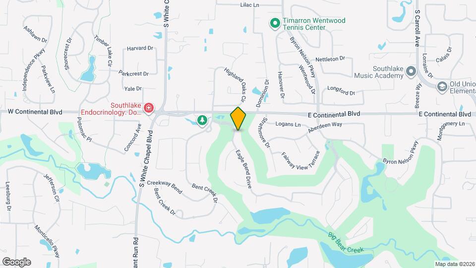 1303 Eagle Bend Drive Map and Location Details