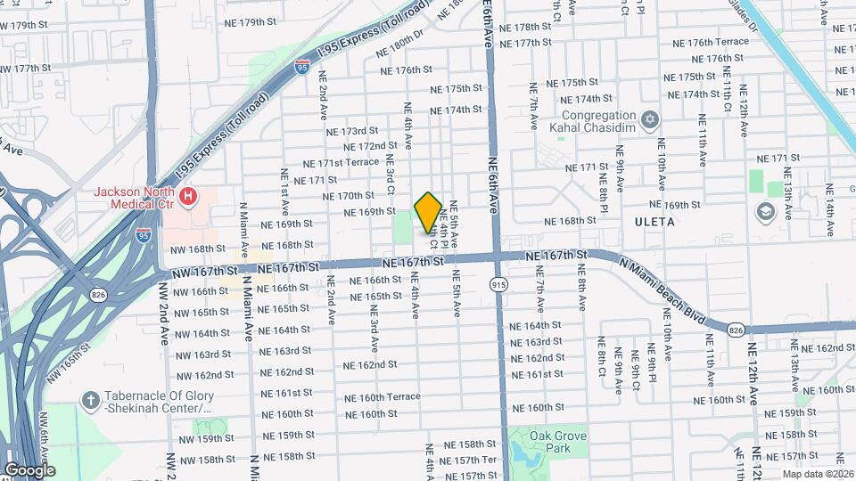 16800 NE 4th Ct Map and Location Details