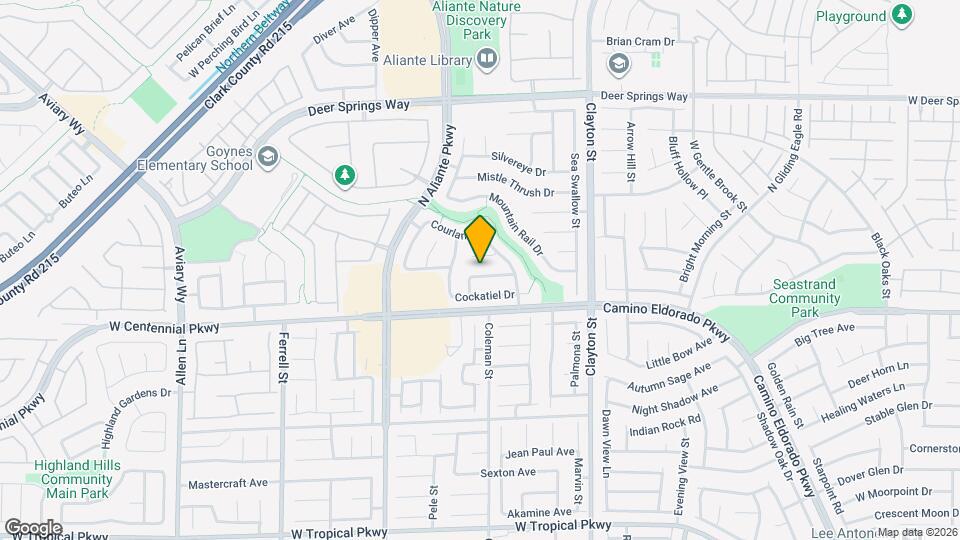 2420 Cockatoo Dr Map and Location Details