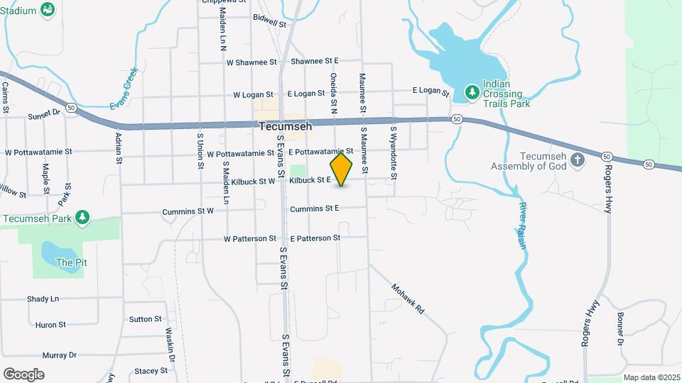 Tecumseh Apartments Map and Location Details