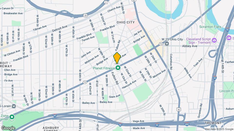 3250 Lorain Ave Map and Location Details