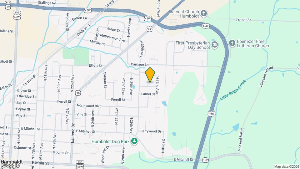 3107 Redwood Dr Map and Location Details