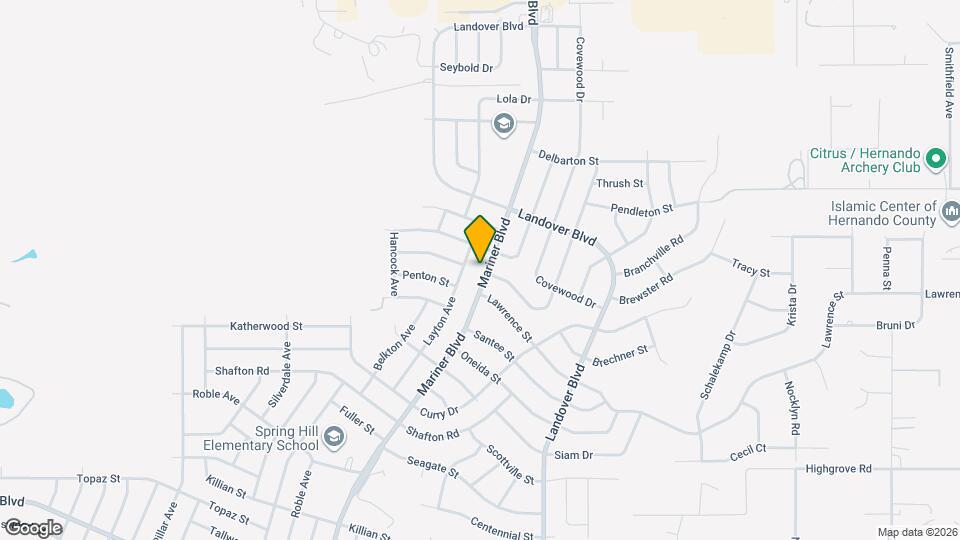 6289 Mariner Blvd Map and Location Details