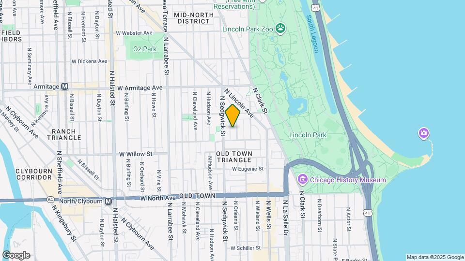 1822 N Orleans St, Unit 2 Mapa y Detalles de la Ubicación