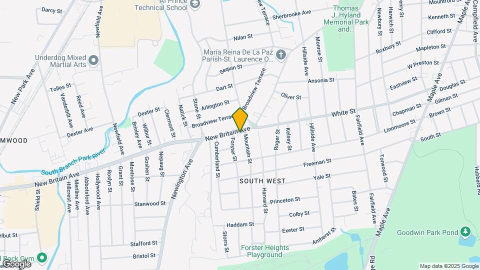 649 New Britain Ave Map and Location Details