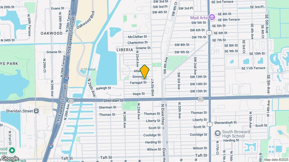2235 Farragut St Map and Location Details