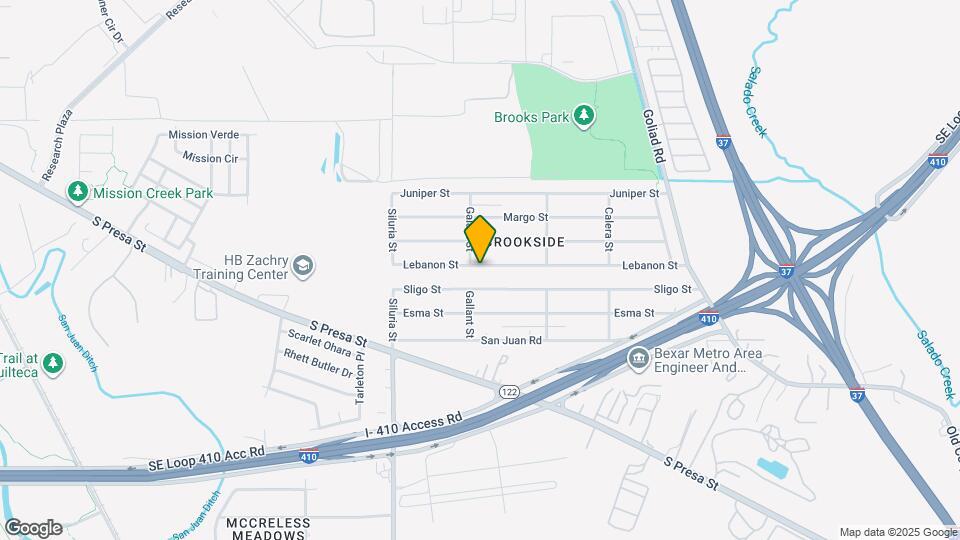 206 Lebanon St Map and Location Details