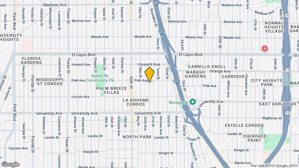 4050 Illinois St Map and Location Details