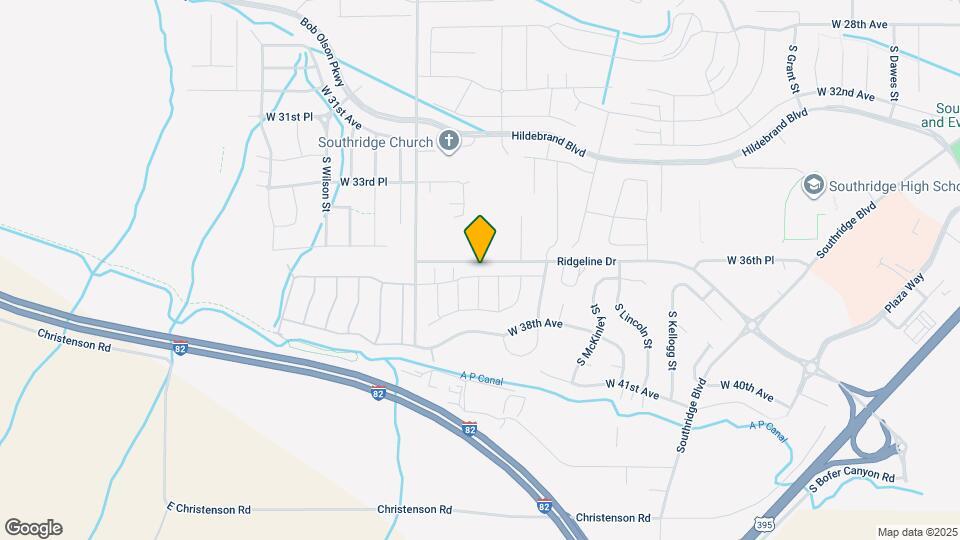 6556 W 36th Pl Map and Location Details