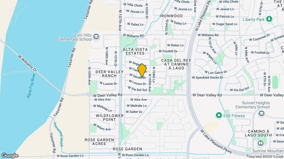 10533 W Sands Dr Map and Location Details