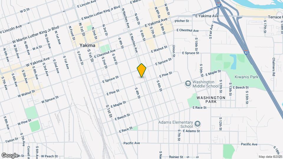 314 S Naches Ave Map and Location Details