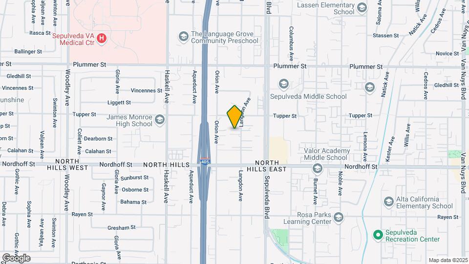 9223 Langdon Ave Map and Location Details