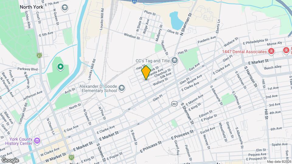 622 Chestnut St Map and Location Details