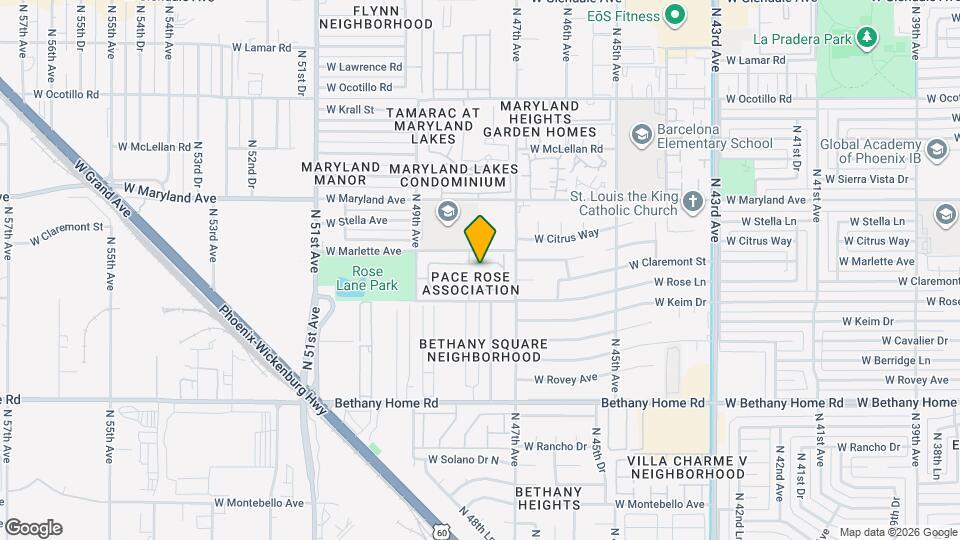 4759 W Marlette Ave Map and Location Details