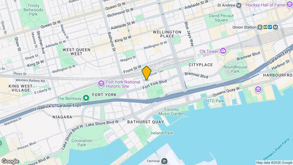 110 Fort York Blvd Map and Location Details
