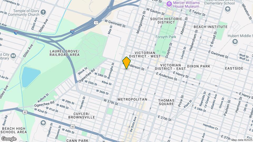 323 W 31st St Map and Location Details