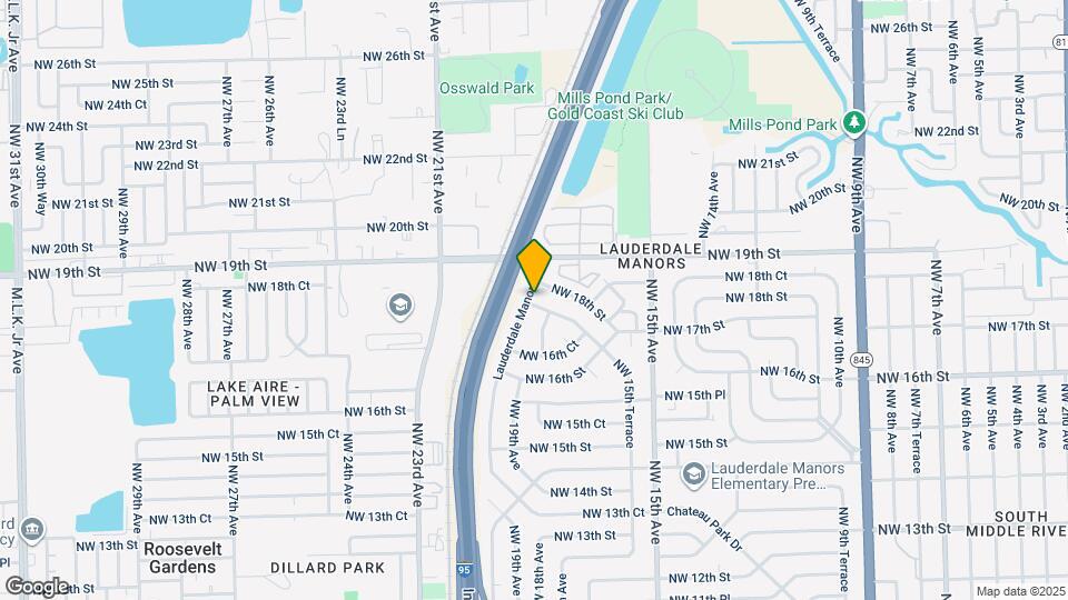 1841 Lauderdale Manor Dr Map and Location Details