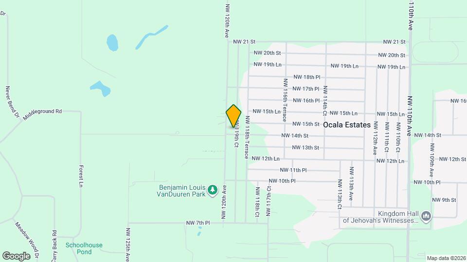 1400 NW 119th Ct Map and Location Details