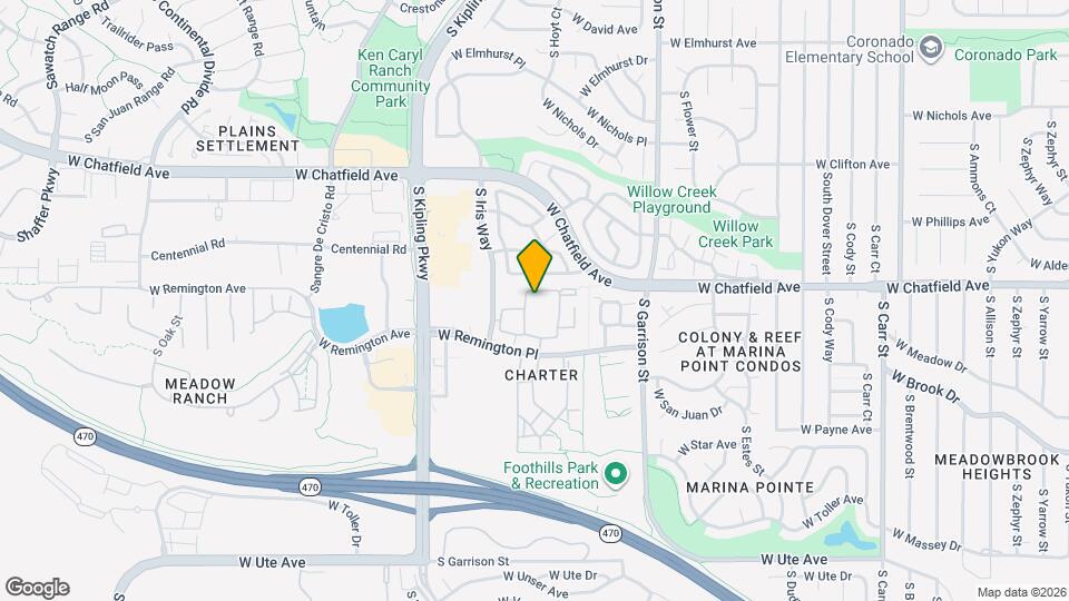8389 S Independence Cir Map and Location Details