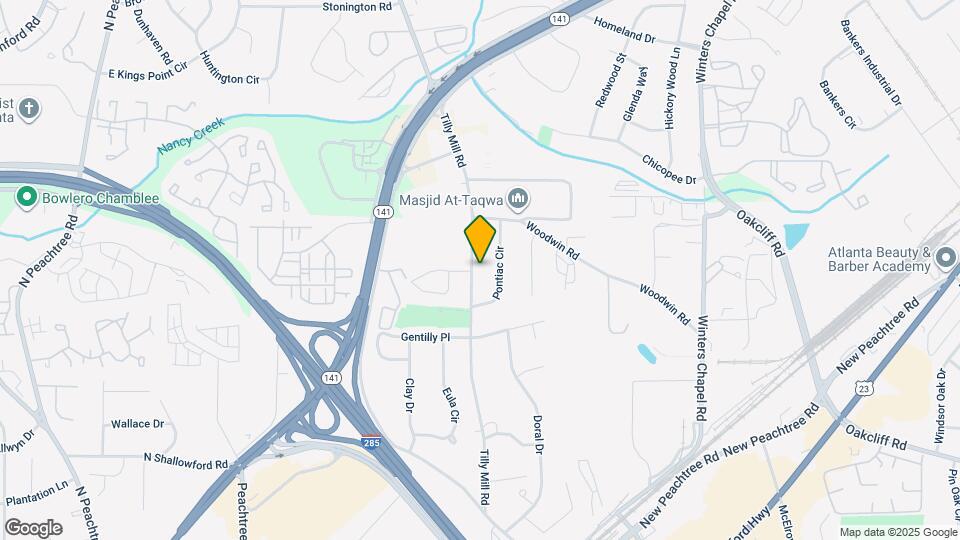 4197 Tilly Mill Rd Map and Location Details