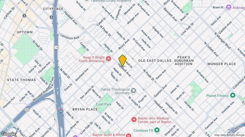 1497 Haskell Ave. Mapa y Detalles de la Ubicación