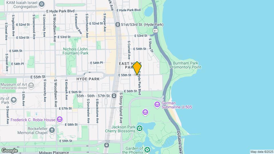 5502-5510 S Hyde Park Blvd Map and Location Details