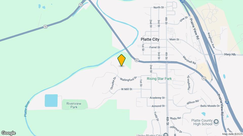 Platte City Properties Map and Location Details