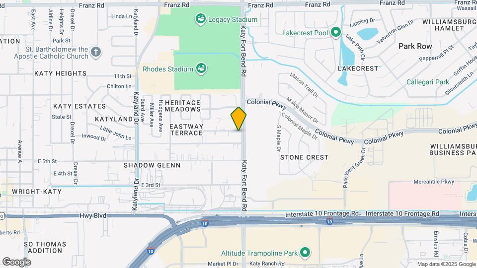 5003 Mockingbird Ln Map and Location Details