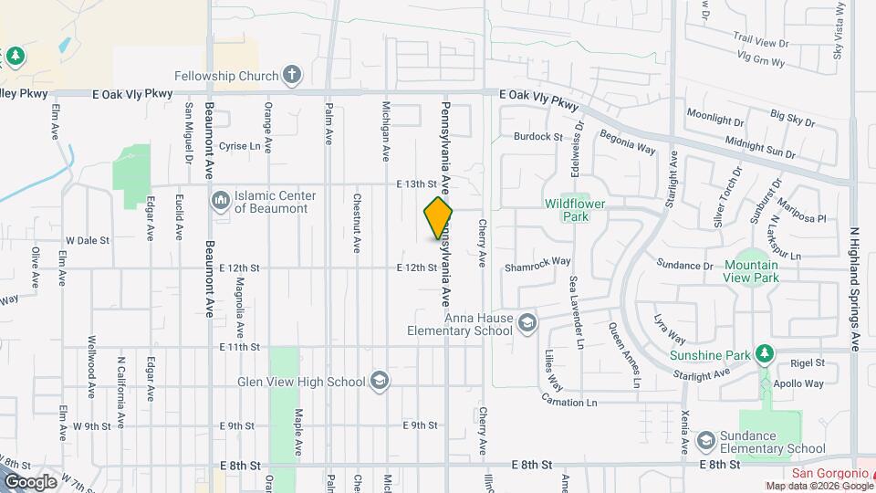 1211 Pennsylvania Ave Map and Location Details