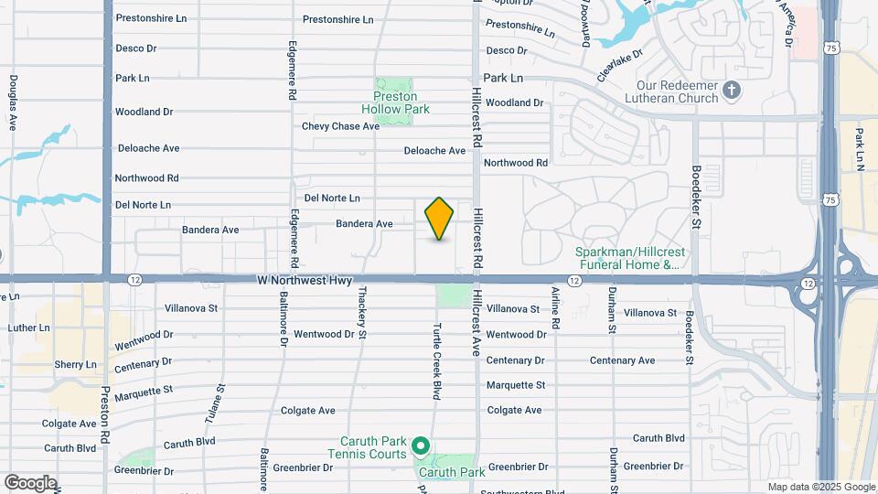 8610 Turtle Creek Blvd Map and Location Details