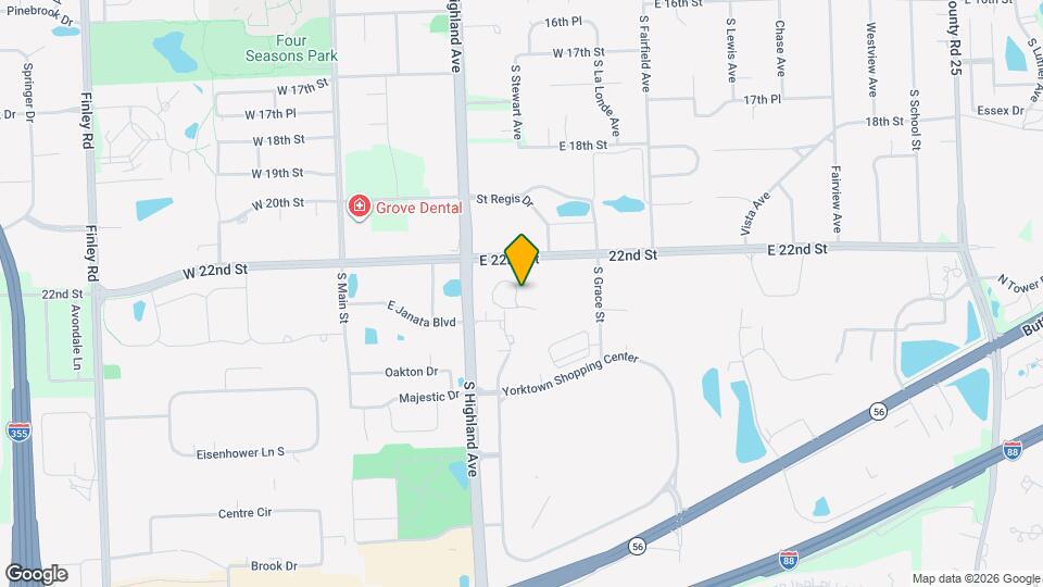 2211 S Stewart Ave, Unit 3D Map and Location Details