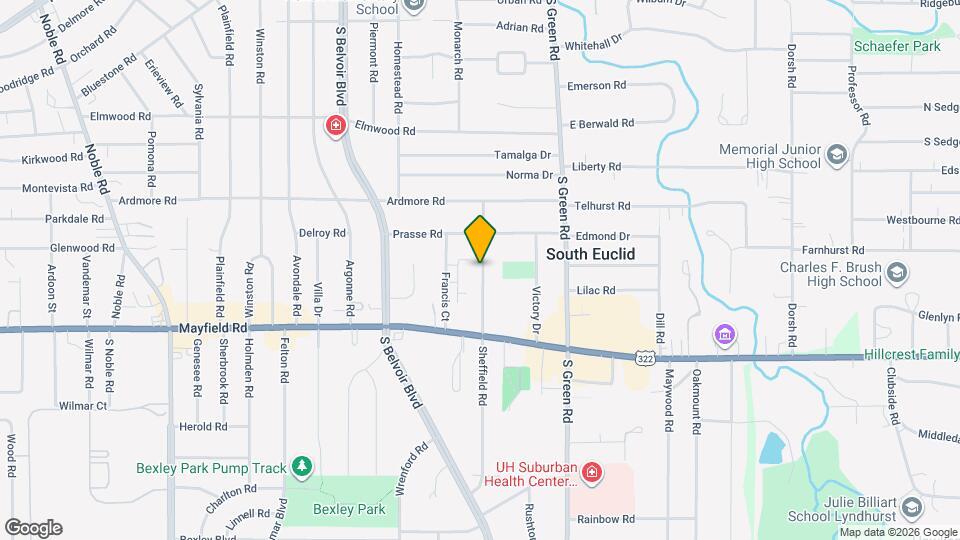 1370 Sheffield Rd Map and Location Details