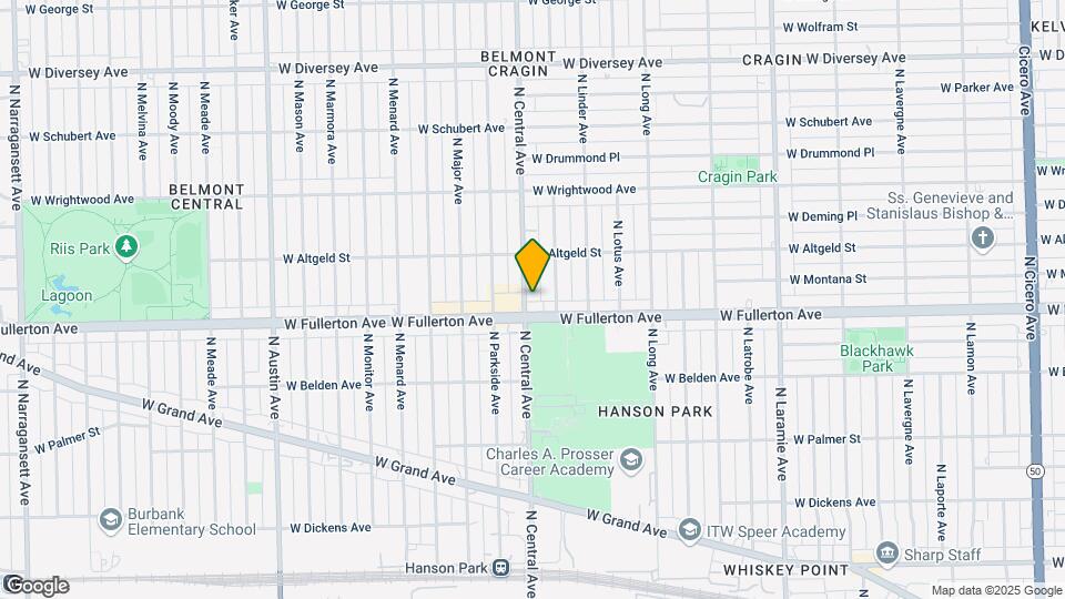 2415 N Central Ave, Unit 2dn Floor Map and Location Details