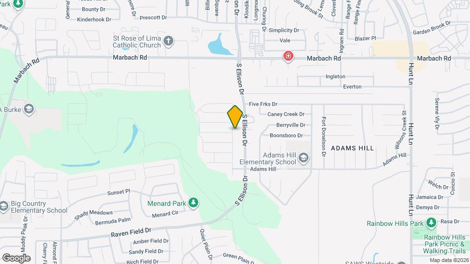 1934 Marbach Woods, Unit A1-313 Map and Location Details