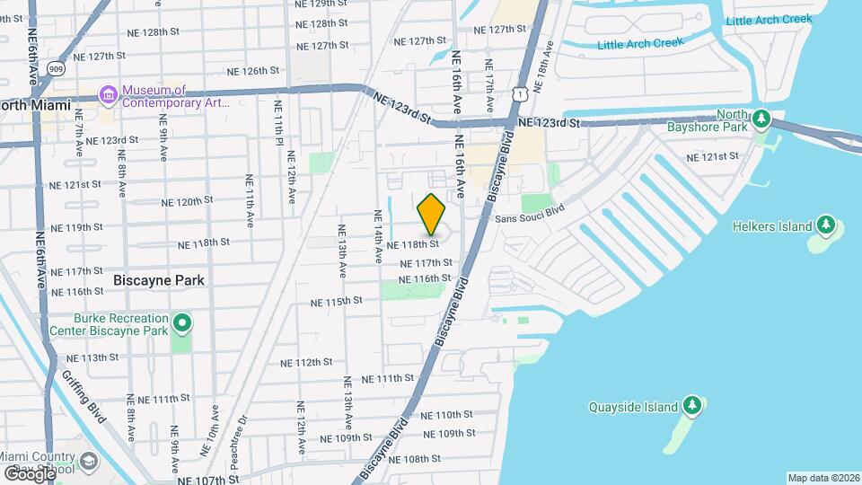 1521 NE 118th St Map and Location Details