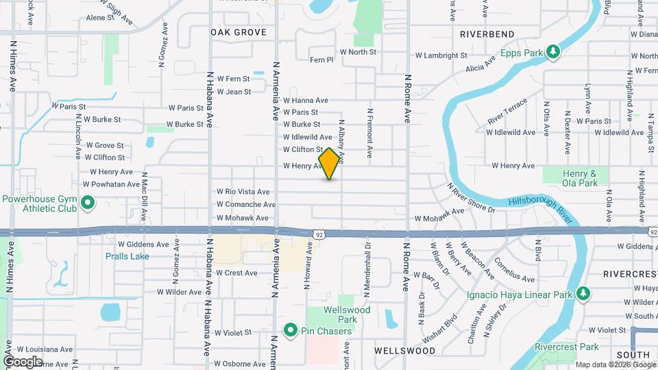 2108 W Powhatan Ave Map and Location Details